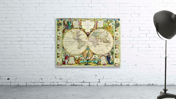Old Map 20 Wall Preview