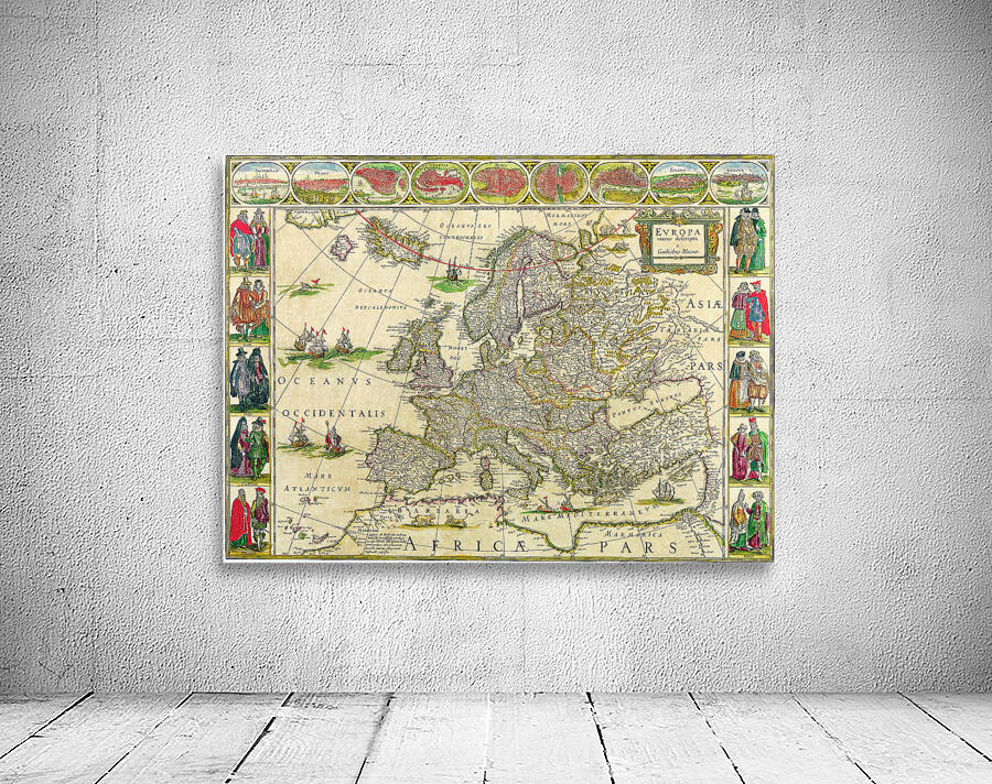 Old Map 37 Wall Preview