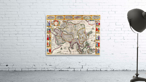 Old Map 32 Wall Preview