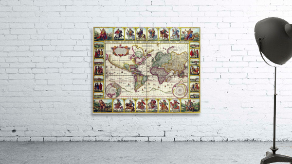 Old Map 27 Wall Preview