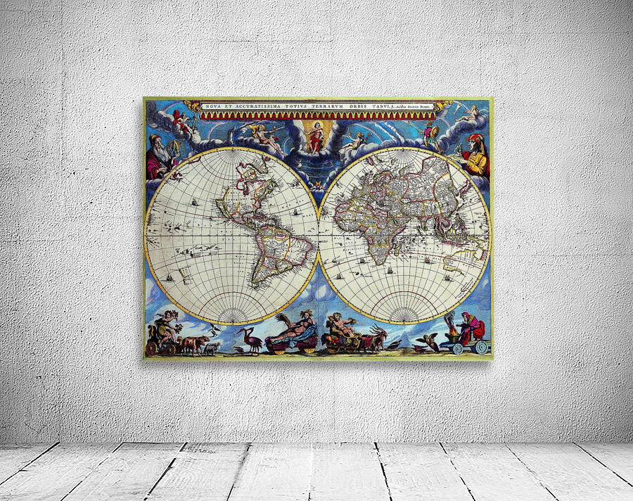 Old Map 24 Wall Preview