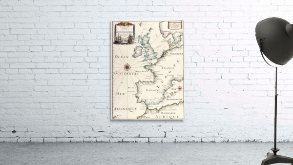 Old Map 48 Wall Preview