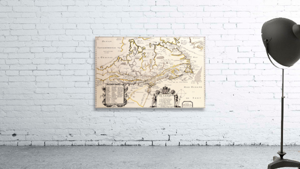 Old Map 57 Wall Preview
