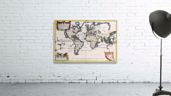 Old Map 54 Wall Preview