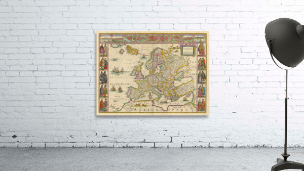 Old Map 40 Wall Preview