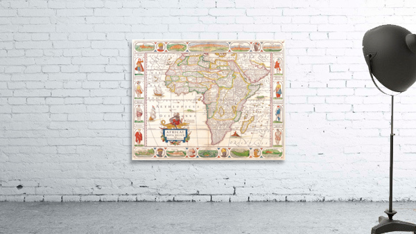 Old Map 75 Wall Preview