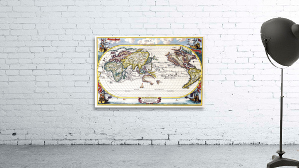 Old Map 72 Wall Preview