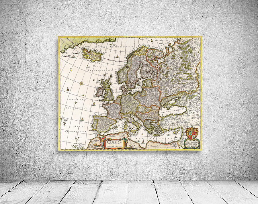 Old Map 73 Wall Preview