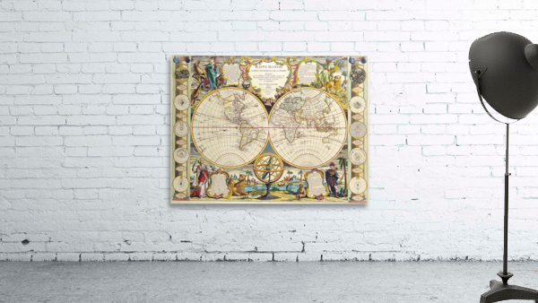 Old Map 82 Wall Preview