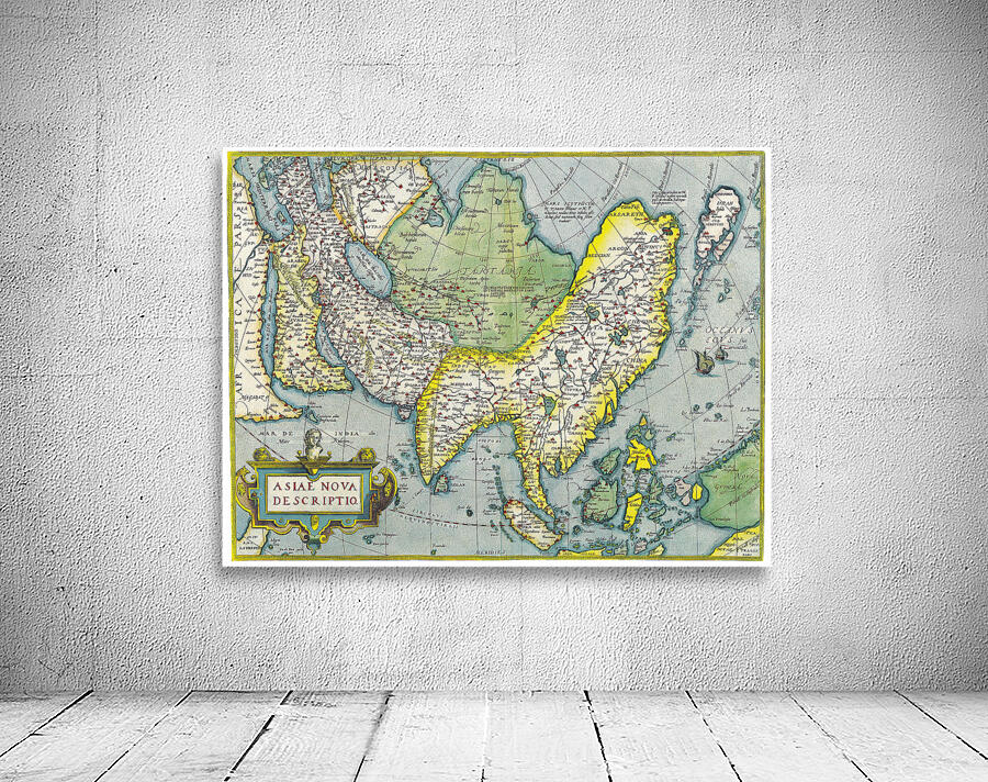 Old Map 101 Wall Preview