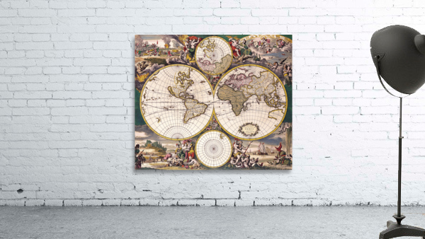 Old Map 85 Wall Preview