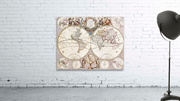 Old Map 103 Wall Preview