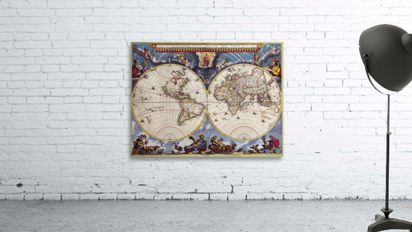 Old Map 100 Wall Preview