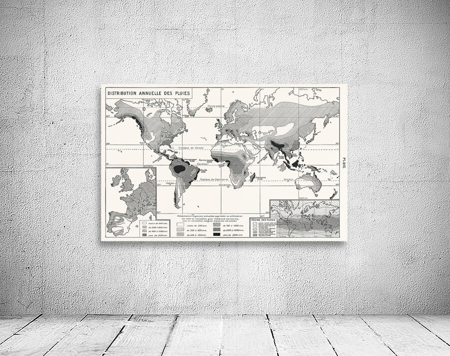 Vintage Maps  3 Wall Preview