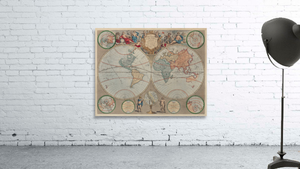 Vintage Maps  19 Wall Preview
