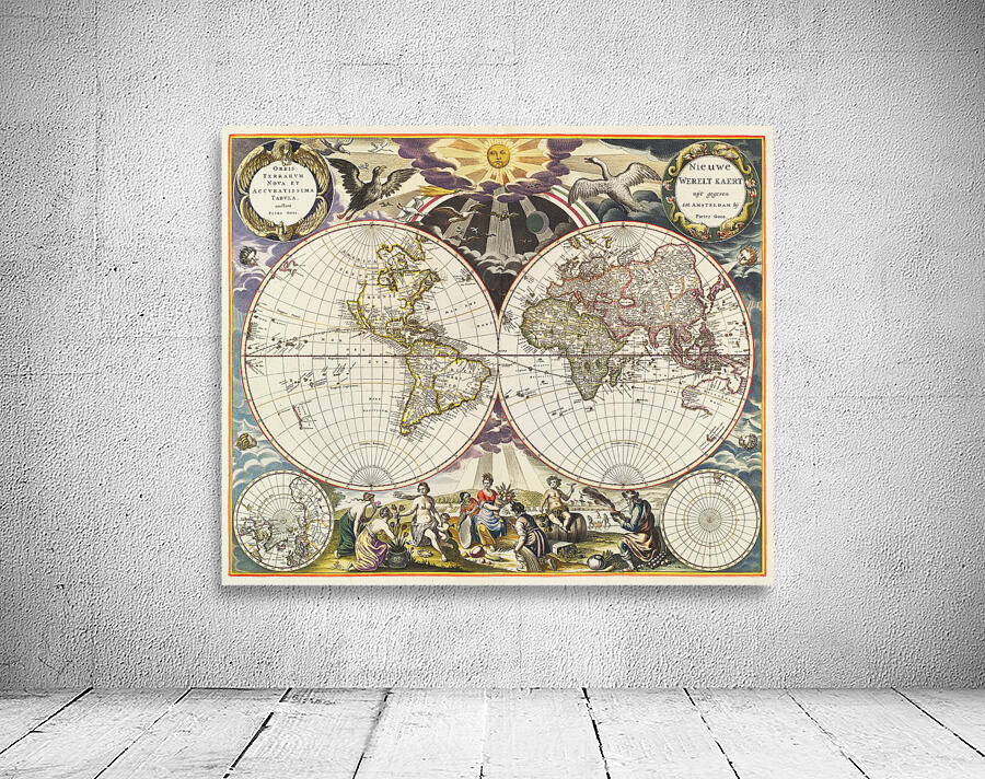 Vintage Maps  18 Wall Preview