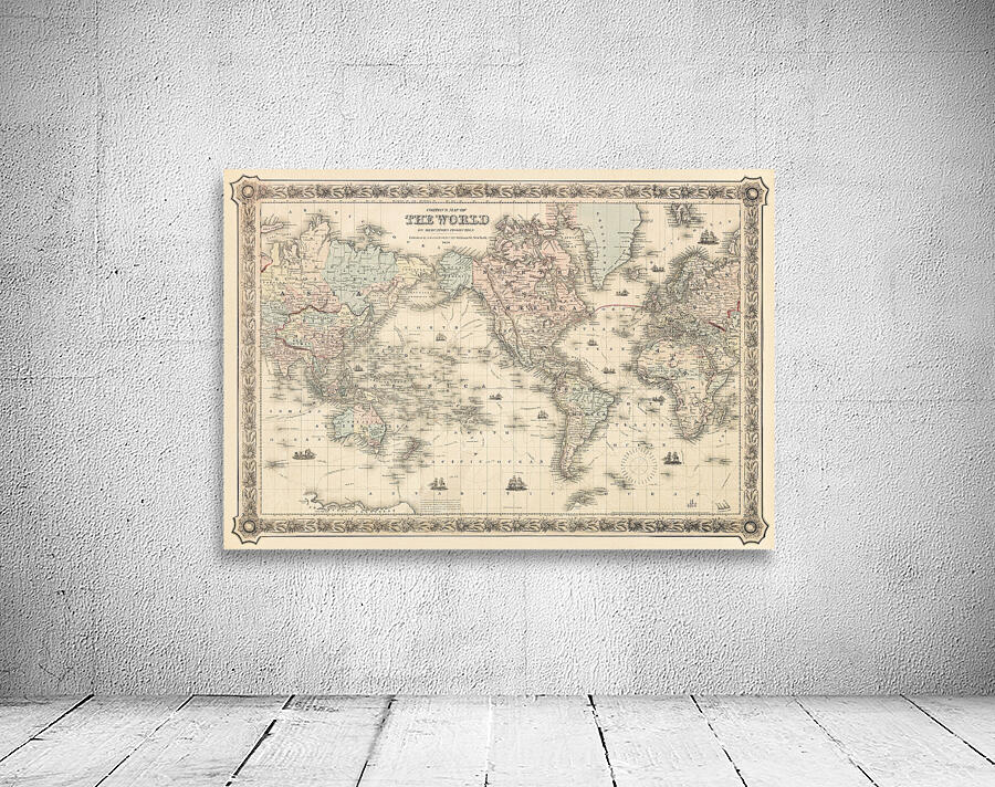 Vintage Maps  35 Wall Preview