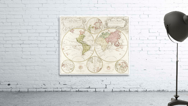 Vintage Maps  13 Wall Preview