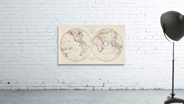 Vintage Maps  49 Wall Preview