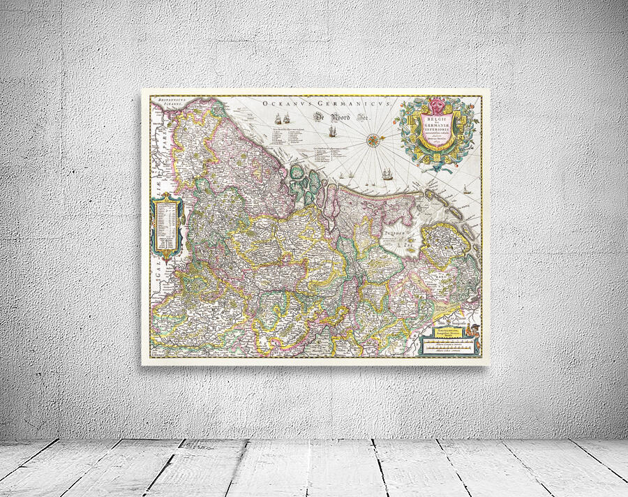 Vintage Maps  32 Wall Preview