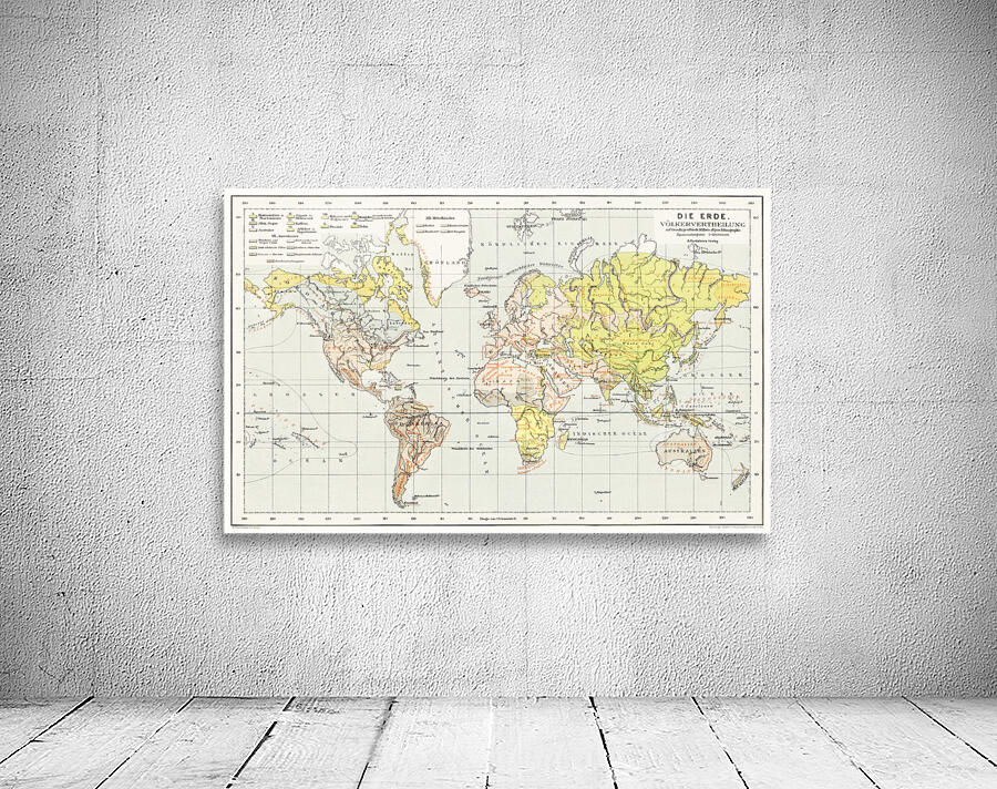 Vintage Maps  11 Wall Preview
