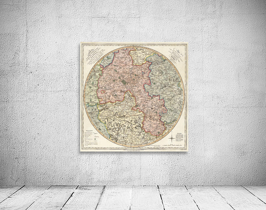 Vintage Maps  41 Wall Preview