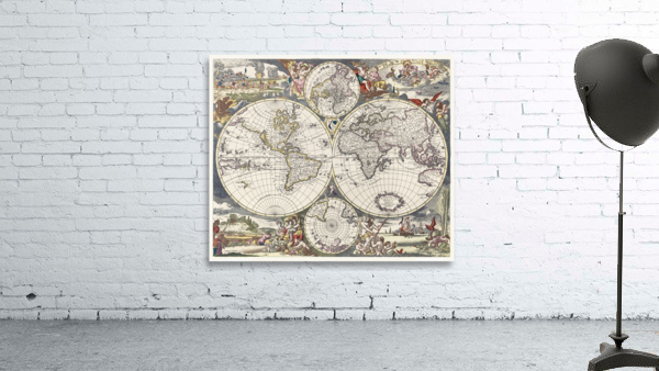 Vintage Maps  34 Wall Preview