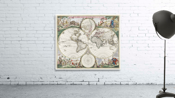 Vintage Maps  14 Wall Preview