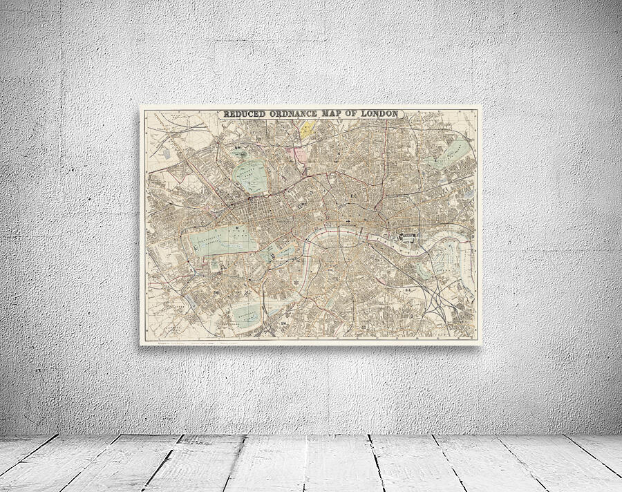 Vintage Maps  53 Wall Preview