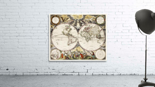 Vintage Maps  97 Wall Preview