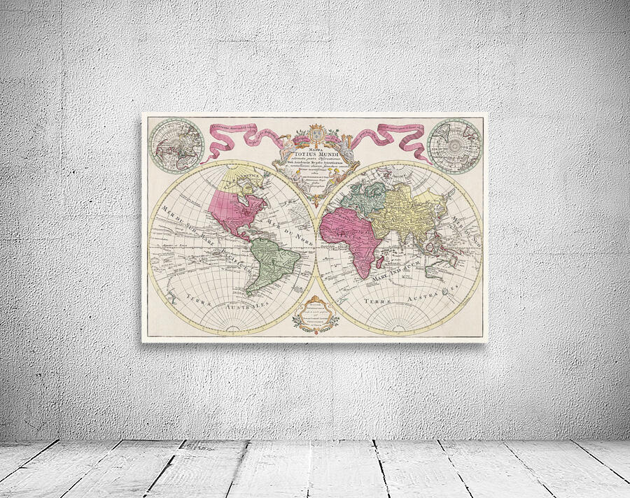 Vintage Maps  96 Wall Preview
