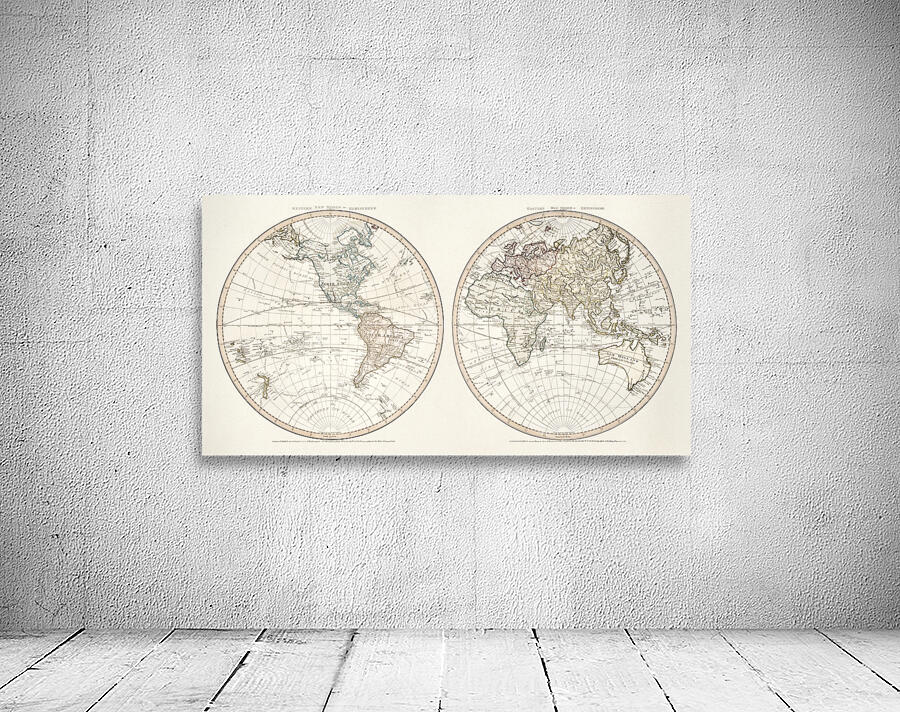 Vintage Maps  83 Wall Preview