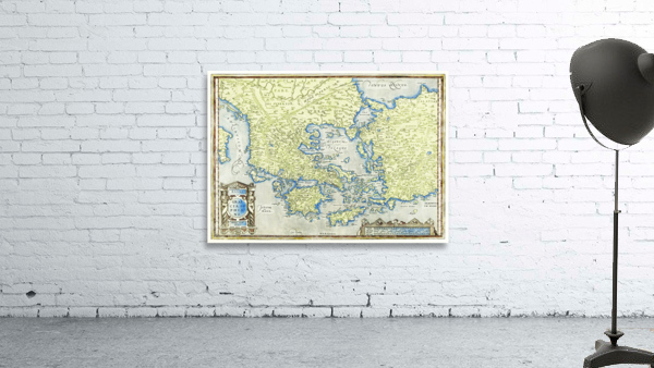 Vintage Maps  71 Wall Preview