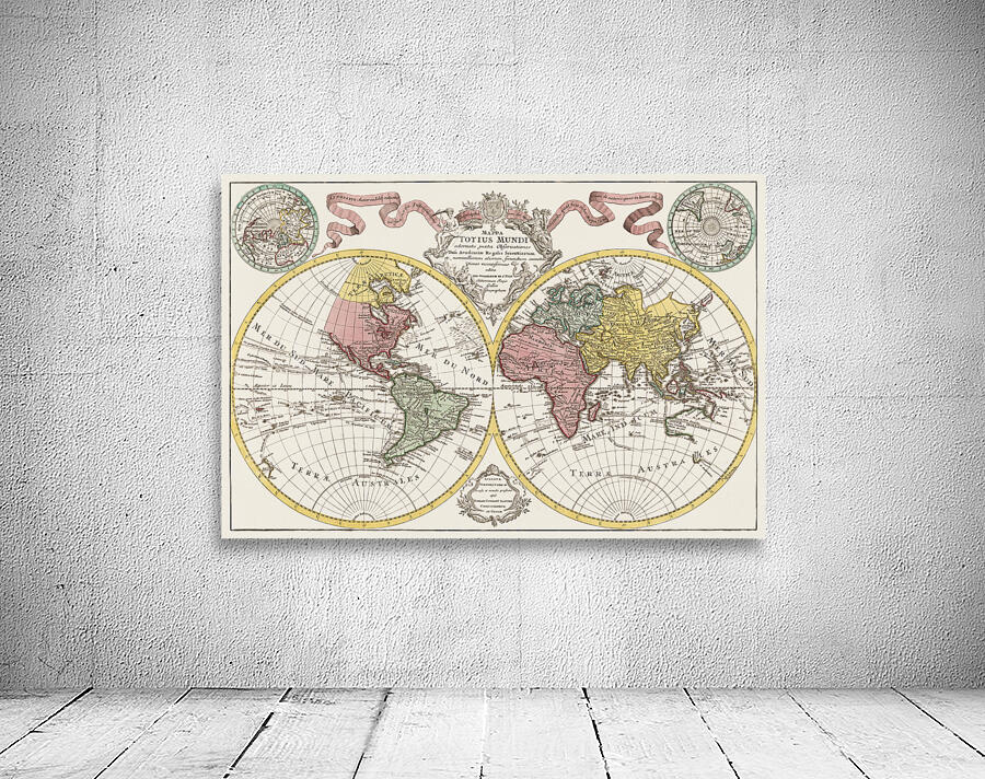 Vintage Maps  61 Wall Preview