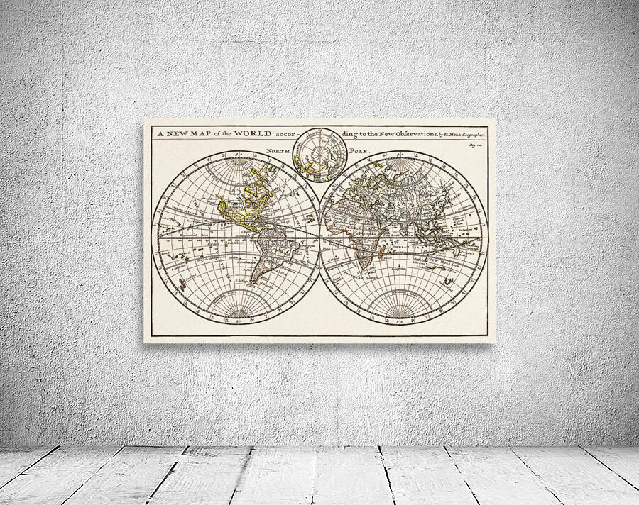 Vintage Maps  93 Wall Preview