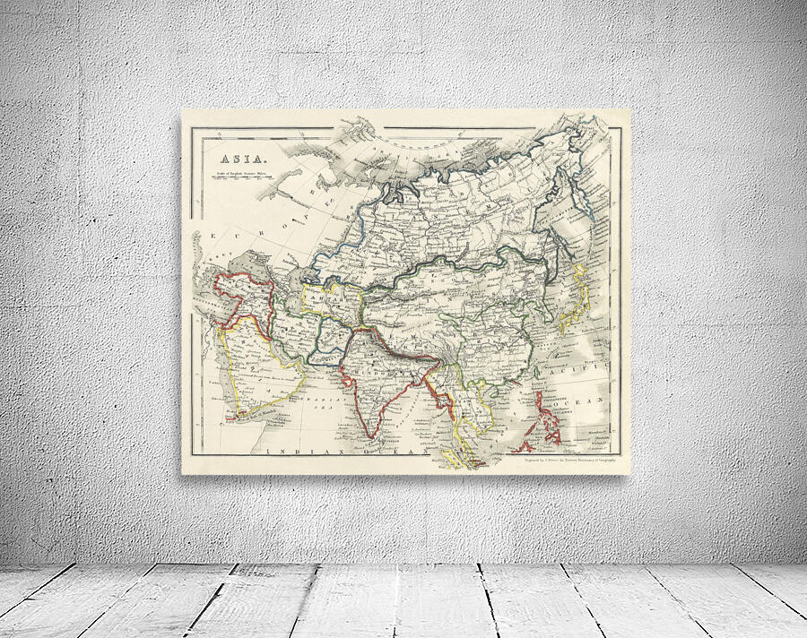 Vintage Maps  51 Wall Preview