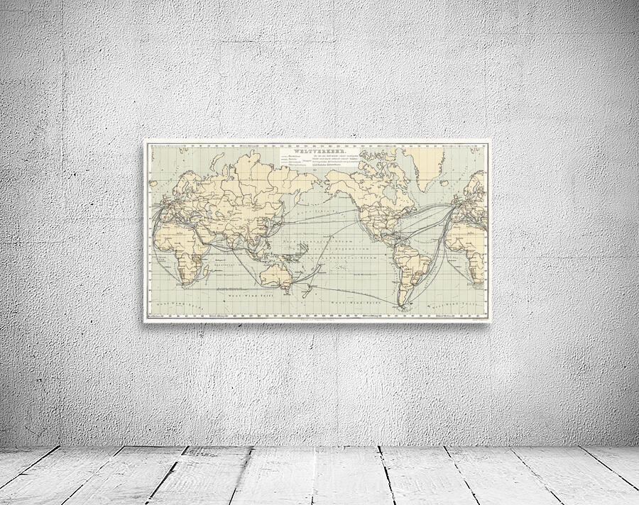 Vintage Maps  91 Wall Preview