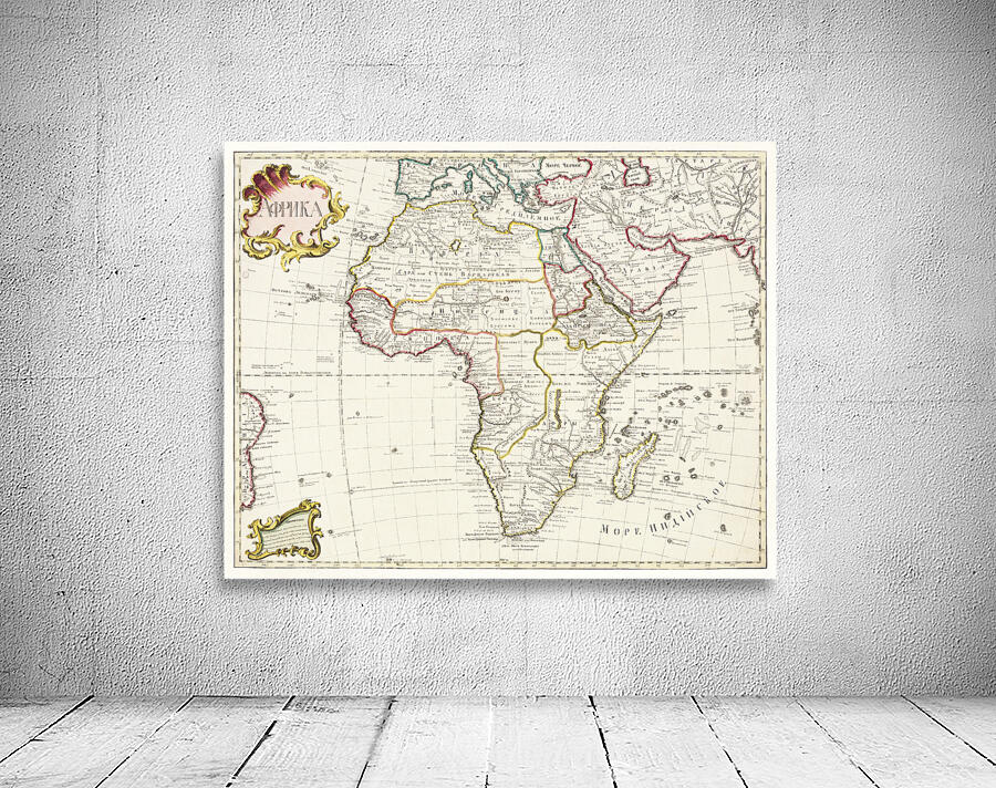 Vintage Maps  81 Wall Preview