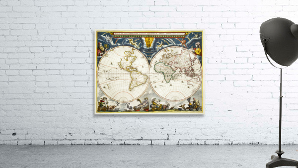 Vintage Maps  90 Wall Preview
