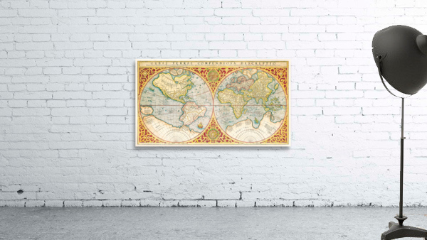 Vintage Maps  64 Wall Preview