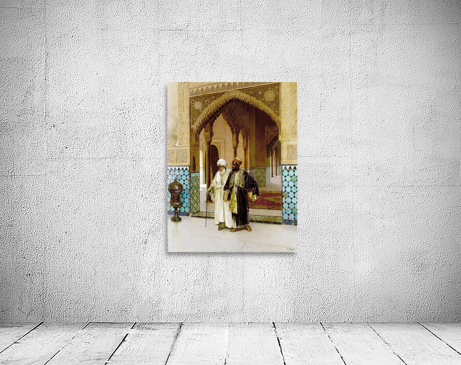 Rudolf Ernst 1854 1932 After Prayers by TOPARTGALLERY Wall Art