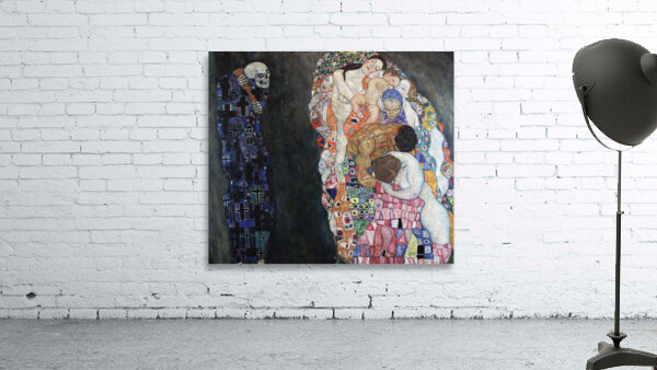 Gustav Klimt Death and Life 1910 1915 by TOPARTGALLERY Wall Art