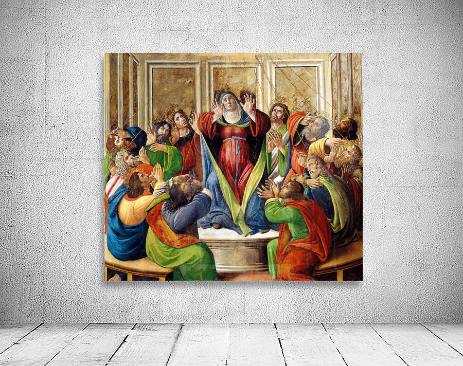 Sandro Botticelli 1445 1510  The Descent Of The Holy Ghost 1505 Wall Preview