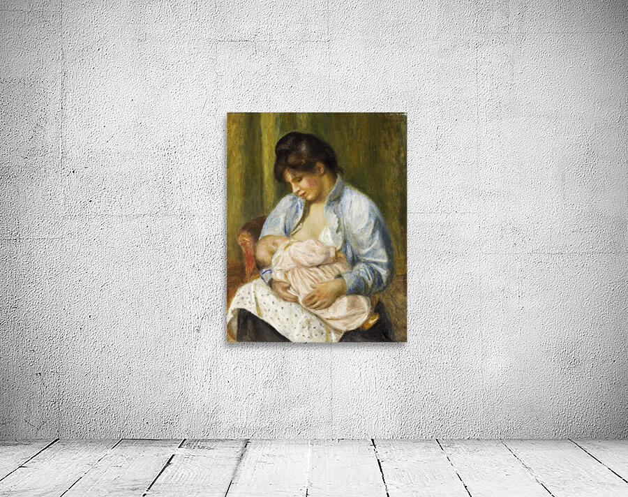 Pierre Auguste Renoir 1841 1919 A Woman Nursing a Child Wall Preview