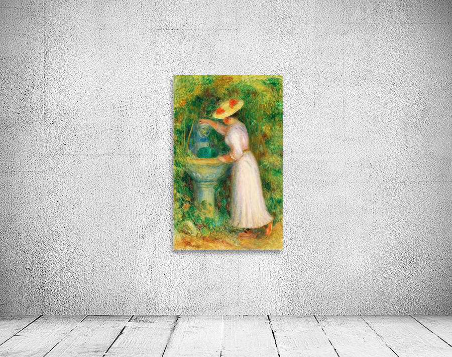 Pierre Auguste Renoir 1841 1919 Jeune Fille Pre  s D une Fontaine 1885 Wall Preview