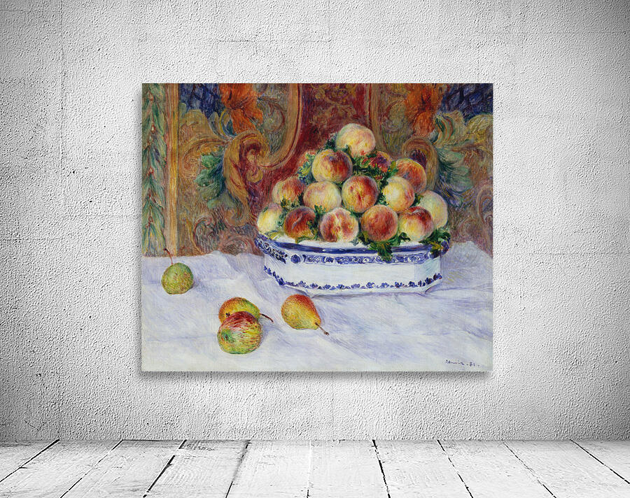 Pierre Auguste Renoir 1841 1919 Still Life with Peaches 1881 Wall Preview