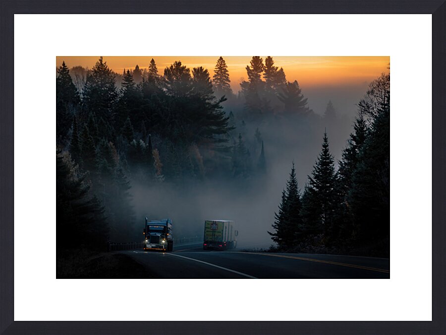 Through the Fog Picture Frame print