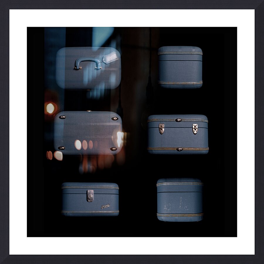 The Train Case Picture Frame print