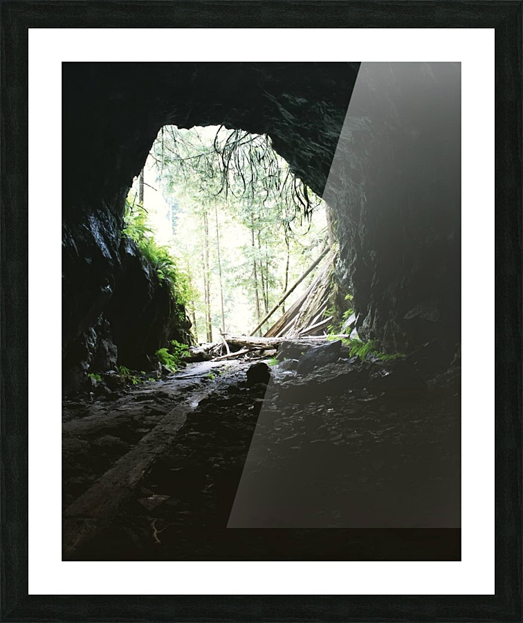 Tunnel Picture Frame print