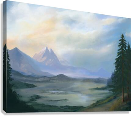 Sunset on the Valley  Canvas Print